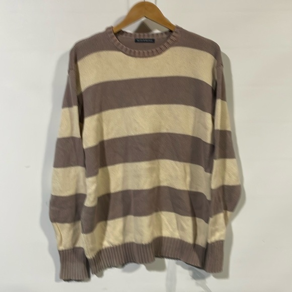 Brandy Melville Sweaters - Brandy Melville striped crewneck sweater
